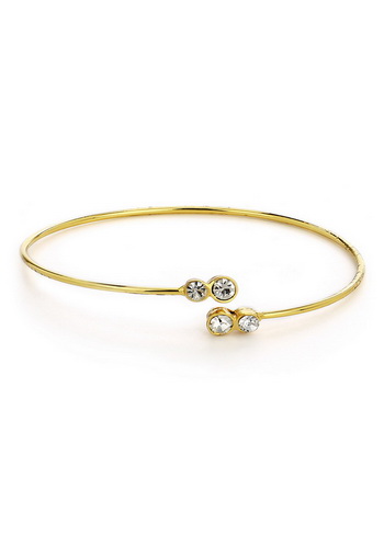 Yellow Gold Stone-Studded Bracelet